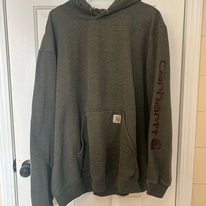 Carhartt Men's Green Hoodie